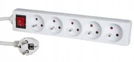 Listwy zasilające - Przedłużacz Listwa Zasilająca 5 Gniazd 1,5 Metra - miniaturka - grafika 1