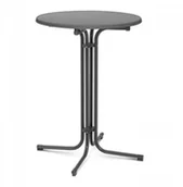 Wyposażenie lokali gastronomicznych - Royal Catering Stolik barowy - szary - składany - 80 cm - 110 cm CATERING 10011473 RC-BIS80FG - miniaturka - grafika 1