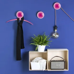 Koziol Wieszak Spot, niebieski, 7x12,2 cm - Wieszaki i stojaki - miniaturka - grafika 5