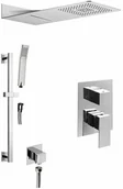 Baterie podtynkowe - Sapho LATUS podomítkový sprchový set s pákovou baterií 3 výstupy chrom 1102-44-01 - miniaturka - grafika 1