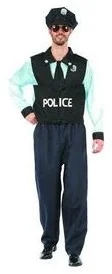 GoDan Strój dla dorosłych "Policjant", rozm. 52 - Stroje karnawałowe - miniaturka - grafika 2