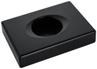 Pojemniki łazienkowe - Pojemnik na torebki higieniczne CZARNY MAT - miniaturka - grafika 1