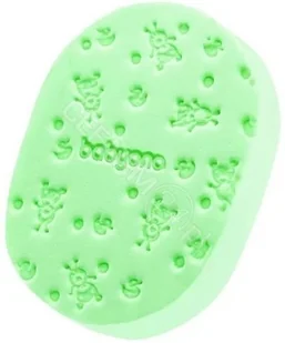 BabyOno Delikatna Gąbka Dla Niemowląt zielona - Inne akcesoria do pielęgnacji dzieci - miniaturka - grafika 4