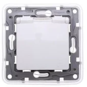 Gniazdka elektryczne - Legrand Polska sp. z o.o. Niloe Gniazdo hermetyczne podtynkowe 2P+E IP44 klapka biala 764561 - miniaturka - grafika 1