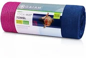 Maty do jogi - Gaiam gaiam Grippy mata do jogi, niebieska/fuksja, 1 EA - miniaturka - grafika 1