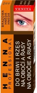 Venita Henna do brwi w proszku Brązowa VEN-HBR-TBR - Akcesoria i kosmetyki do stylizacji brwi - miniaturka - grafika 2