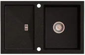 Zlewozmywaki - AXIS GROUP Zlew Slide 40 1-komorowy czarny - miniaturka - grafika 1