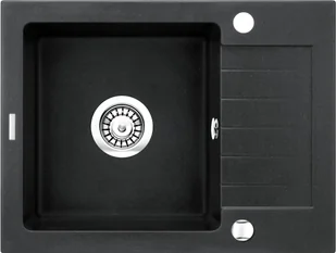 Deante Zorba 1-komorowy z krótkim ociekaczem - nero ZQZ_T11A ZQZ T11A [14929785] - Zlewozmywaki - miniaturka - grafika 5