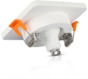 v-tac Oprawa Oczko V-TAC GIPS BETON GU10 Kwadrat Wpuszczany Biały/Różowe Złoto VT-862 - Oprawy, klosze i abażury - miniaturka - grafika 6