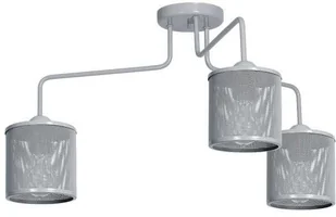 Milagro Natynkowa LAMPA sufitowa LOUISE 670 metalowa OPRAWA siatki tuby PLAFON pająk spider czarny 670 - Lampy sufitowe - miniaturka - grafika 2