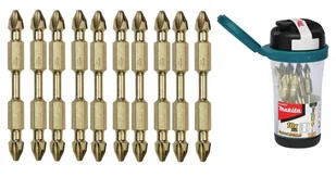MAKITA zestaw 10 szt. podwójnych końcówek udarowych 1/4" Philips PH2/65mm, IMPACT GOLD MAKITA [B-52912] + magnetyzer B-52912 - Nasadki do elektronarzędzi - miniaturka - grafika 3
