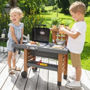 Smoby Kuchnia ogrodowa Garden Kitchen grill 312004 312004 - Zabawki i gry sportowe - miniaturka - grafika 13