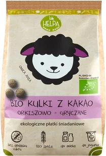 Helpa Bio Kulki z Kakao Bez Cukru Orkiszowo - Gryczane, 160g, Helpa - Dodatki do kaszek - miniaturka - grafika 2