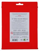 Kredki, ołówki, pastele i pisaki - Talens Zestaw 12 Kredek O ŁÓwkowych Bruynzeel Triple 60119012 - miniaturka - grafika 1