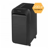 Niszczarki - Fellowes LX221 czarna P-5 ścinki 2x12mm - miniaturka - grafika 1