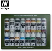 Kolejki i akcesoria - Vallejo Model Color Zestaw 16 farb - Naval - Steam Era Vallejo 70146 - miniaturka - grafika 1
