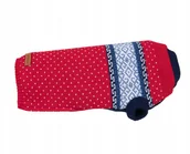 Ubranka dla psów - Ami Play Bergen Sweterek dla psa 50 cm Czerwony - miniaturka - grafika 1