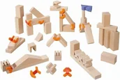 Klocki - Haba Zestaw drewnianych klocków technicznych - miniaturka - grafika 1
