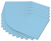 Papier do drukarek - folia folia 614/50 30  karton fotograficzny DIN A4, 300 g/m, 50 arkuszy, błękitny  do majsterkowania i twórczej tworzenia kart, obrazków na okno i do scrapbookingu 614/50 30 - miniaturka - grafika 1