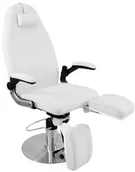 Fotele kosmetyczne - AV FOTEL PODOLOGICZNY HYDRAULICZNY AZZURRO 713A BIAŁY 713A - miniaturka - grafika 1