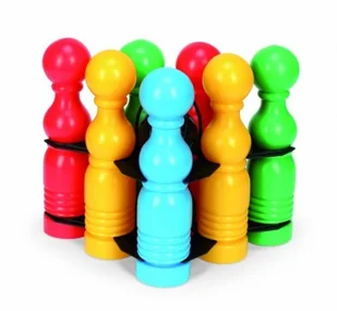 Wader Kręgle w koszyku - Zabawki i gry sportowe - miniaturka - grafika 3