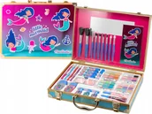 Palety i zestawy do makijażu - Kuferek Na Kosmetyki Makijaż Dla Dzieci Walizka - miniaturka - grafika 1