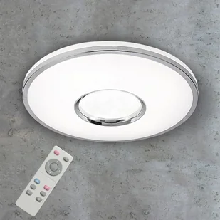 Polux Plafon LAMPA sufitowa LEON 310774 okrągła OPRAWA LED 24W 2700-6500K metalowa biała 310774 - Lampy sufitowe - miniaturka - grafika 6