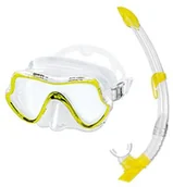 Maski do nurkowania - Mares dorosłych maska Plus snorkelowania zestaw Pure Vision, żółty, dorośli 0792460080905 - miniaturka - grafika 1