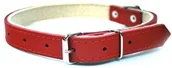 Obroże dla psów - Chaba Obroża skórzana czerwona 14mm/40cm PCHB887 - miniaturka - grafika 1