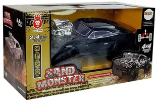 LEANToys Auto Terenowe Zdalnie Sterowane 2.4G 4x4 Czarne 9092 - Modele zdalnie sterowane - miniaturka - grafika 7