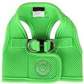 Smycze dla psów - Puppia puppia Papa-ac1325 Soft naczynia szer., XS, neonowy zielony - miniaturka - grafika 1