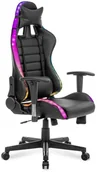 Fotele gamingowe - OBROTOWY FOTEL GAMINGOWY RGB CZERWONO-CZARNY D-304 SKILL RGB COMBO - miniaturka - grafika 1