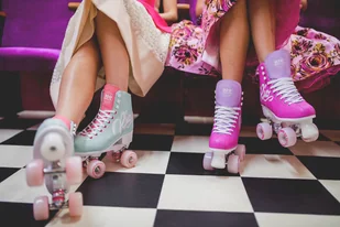 RIO ROLLER Wrotki klasyczne retro Script Pink Lilac Rio Roller + Torba RIO270 - Wrotki - miniaturka - grafika 7