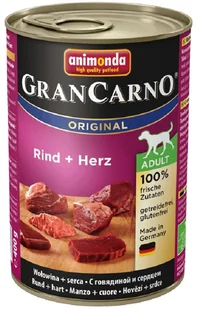 Animonda Grancarno Adult Rind Herz Wołowina + Serca 400G - Mokra karma dla psów - miniaturka - grafika 5