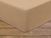 Pościel dla dzieci - Darymex Prześcieradło Frotte z Gumką Beż 60x120 - miniaturka - grafika 1