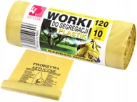 Worki na śmieci - Worki Do Segregacji Żółte Plastik 120L 10 Sztuk - miniaturka - grafika 1