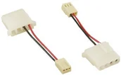 Wentylatory komputerowe - InLine 33434 Przewód adaptera wentylatora, 12 V DC, 3-biegunowy na 4-biegunowym - miniaturka - grafika 1