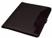 Teczki i skoroszyty - Alassio 30063 - segregator FANO I w formacie DIN A4, teczka konferencyjna z imitacji skóry FINETouch, teczka na dokumenty w kolorze czarnym, teczka ok. 32 x 26 x 2 cm 30063 - miniaturka - grafika 1