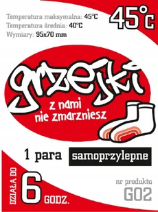 Grzejki Ogrzewacze do skarpet stóp nóg butów 10par - Survival - akcesoria - miniaturka - grafika 2