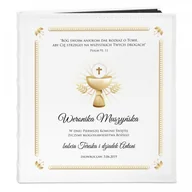 Albumy fotograficzne - NA Murrano Album Zdjęcia Duży Pamiątka I Komunii Kielich Nadruk ALB-BC-BK-UV-027 - miniaturka - grafika 1