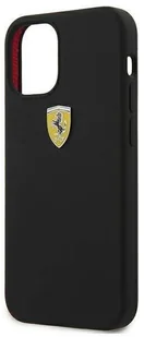 Ferrari FESSIHCP12SBK iPhone 12 mini 5,4" czarny/black hardcase On Track Silicone hurtel-65648-0 - Etui i futerały do telefonów - miniaturka - grafika 6