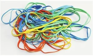 GUMKI KRZYŻOWE Q-CONNECT, 0,1KG, ŚREDNICA 102MM, MIX KOLORÓW - Artykuły biurowe - miniaturka - grafika 8