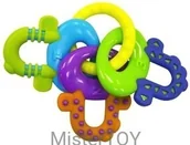 Gryzaki dla dzieci - DUMEL gryzaki kluczyki BS8172 - miniaturka - grafika 1