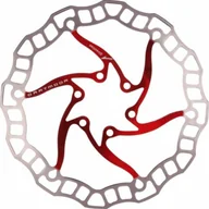 Hamulce rowerowe - DARTMOOR Tarcza hamulcowa Nano czerwony / Rozmiar: 160 mm DART-A1294 - miniaturka - grafika 1