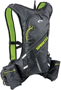 Spokey Plecak sportowy SPRINTER 5l wodoodporny Czarny/Zielony - Plecaki - miniaturka - grafika 4