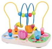 Zabawki interaktywne dla dzieci - Bigjigs Toys Bigjigs, pętla Kwiatuszkowa przekładanka - miniaturka - grafika 1