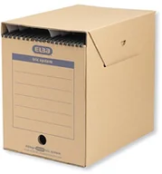 Artykuły biurowe - Elba 100421090 pudełko na zawieszane "Tric systemu do sprzedaży detalicznej Maxi", system kancelariami za pomocą zakładek, 6 sztuki, brązowe 100421090 - miniaturka - grafika 1