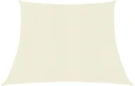 Parasole ogrodowe - VidaXL Żagiel przeciwsłoneczny, 160 g/m, kremowy, 4/5x3 m, HDPE 311215 VidaXL - miniaturka - grafika 1