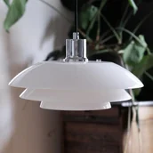 Lampy sufitowe - DYBERG LARSEN Dyberg Larsen DL31 Opal lampa wisząca ze szkła - miniaturka - grafika 1