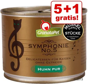 GranataPet Granatapet 10 + 2 Gratis! Granatapet, 12 X 200 G - Symphonie, Dziczyzna Z Kurczakiem - Mokra karma dla kotów GranataPet Granatapet 10 + 2 Gratis! Granatapet, 12 X 200 G - Symphonie, Dziczyzna Z Kurczakiem - Mokra karma dla kotów - miniaturka - grafika 1